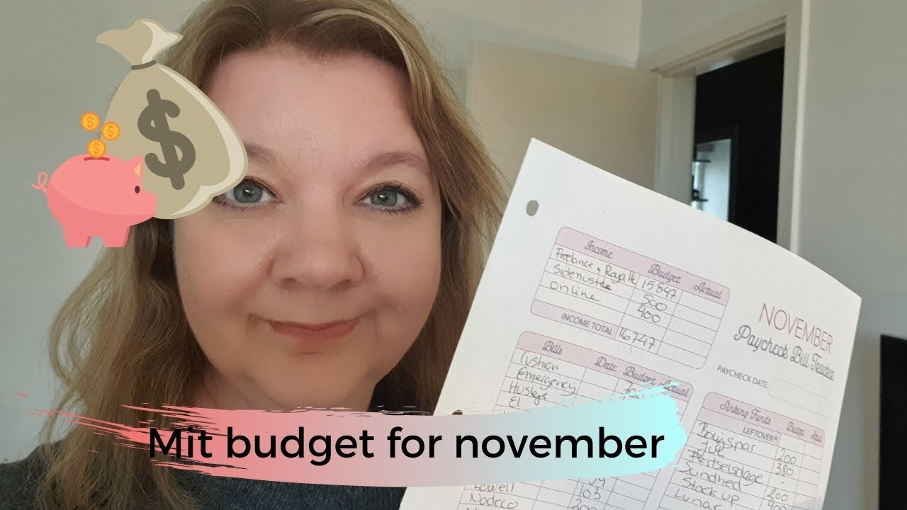 Mit Zerobased Budget for November | Privat&oslash;konomi | F&aring; mere ud af dine penge | Rigtige tal