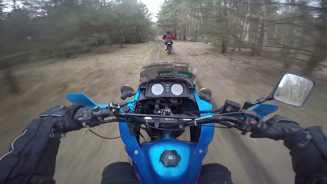 Suzuki DR 650 RSE & Honda CR 250 Pyrzowice i okolice / sprawdzian refleksu