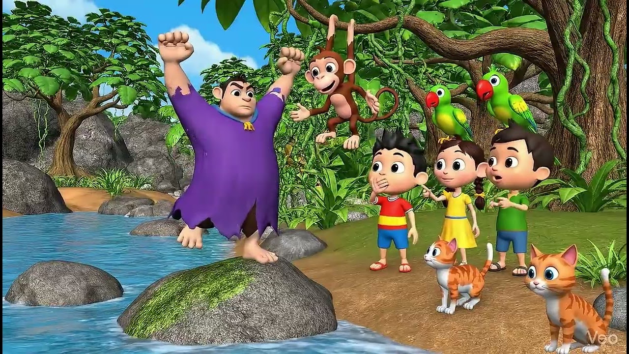 Tital Funny Jungle to Park Adventure | Kids Cartoon Story | Episode 4
