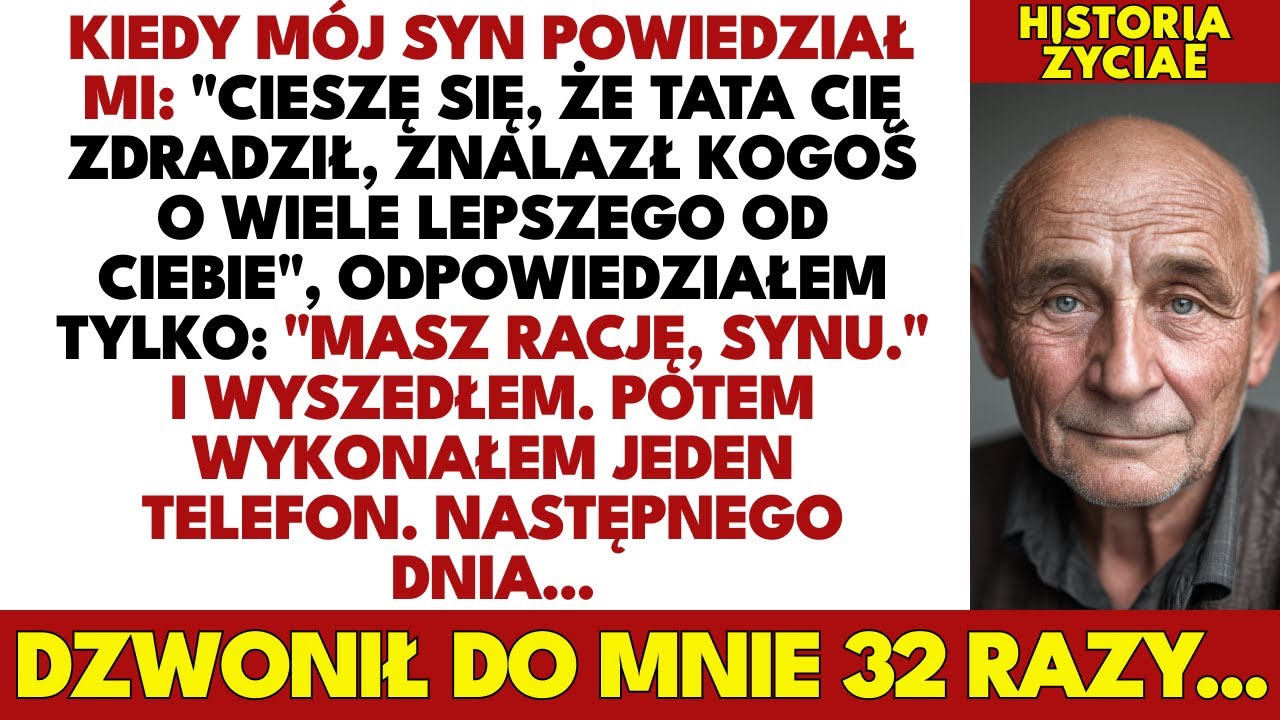 Mój Syn: "Dobrze, Że Tata Cię Zdradził." Powiedziałem: "Masz Rację"
