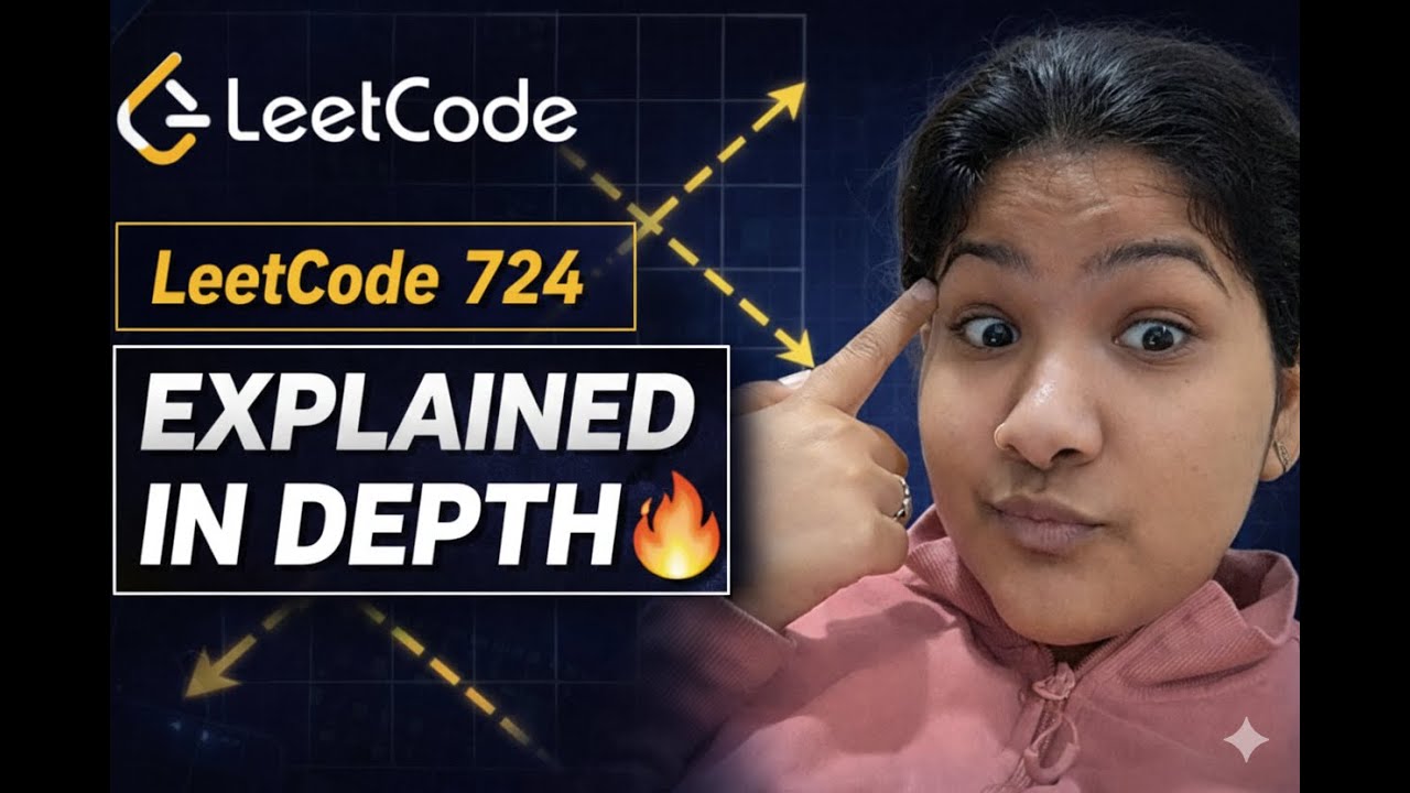 LeetCode 724 Explained in Depth | Find Pivot Index |(Beginner Friendly)