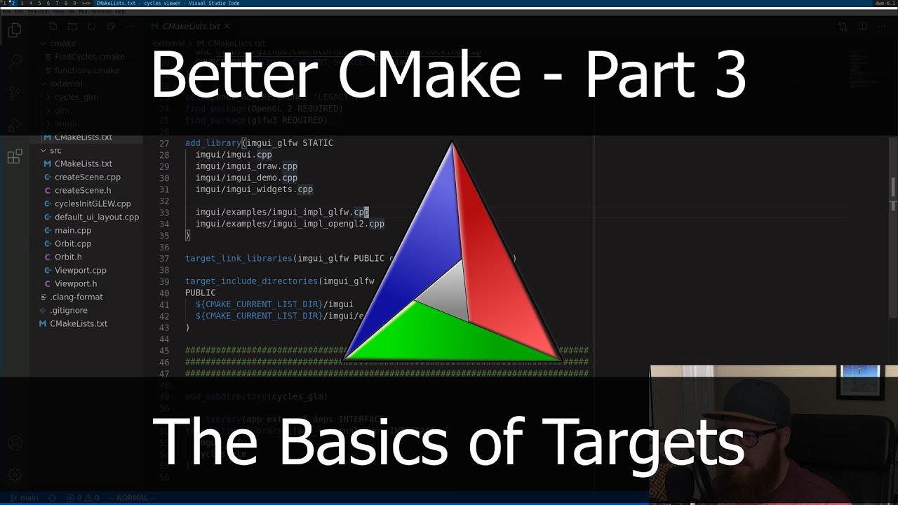 Better CMake Part 3 -- The Basics of Targets