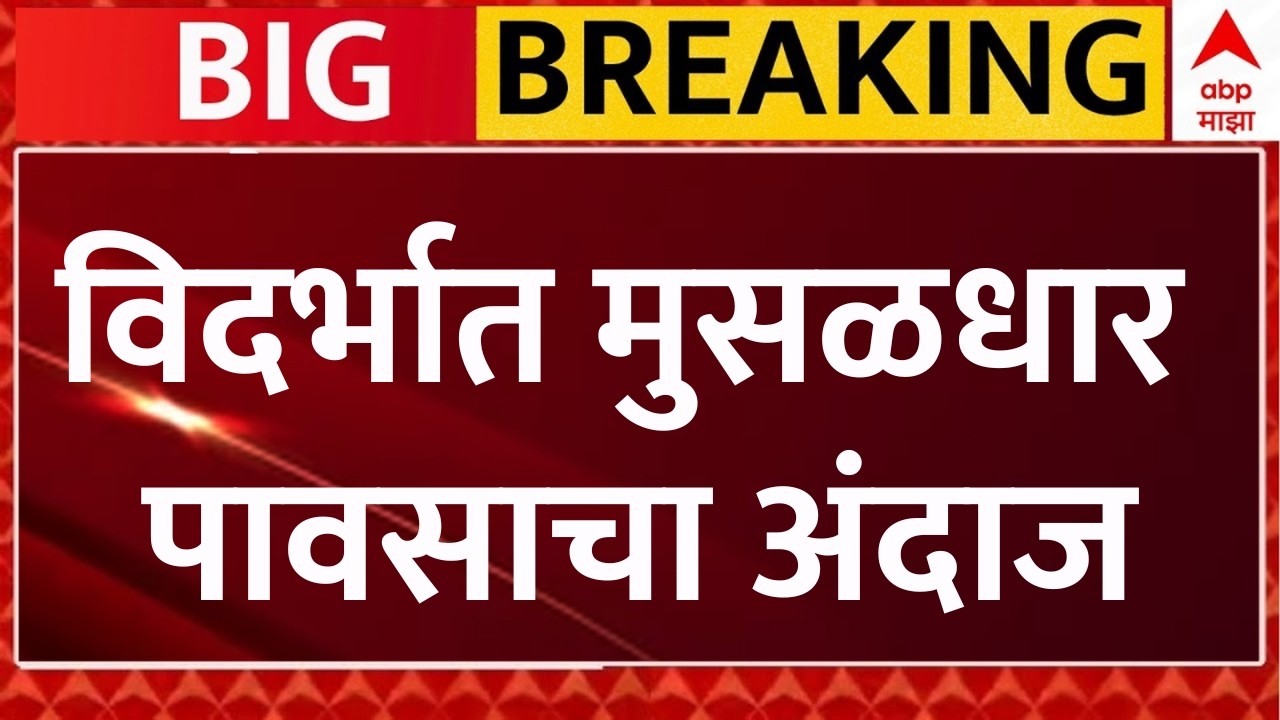 Vidarbha Rain Update LIVE | विदर्भात मुसळधार पावसाचा अंदाज | Rain News | ABP Majha
