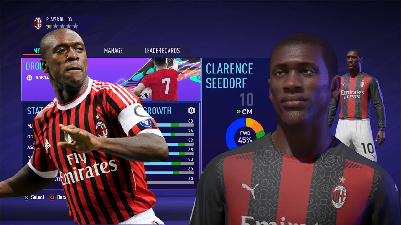 Clarence Seedorf Player Build Fifa 21 Pro Clubs
