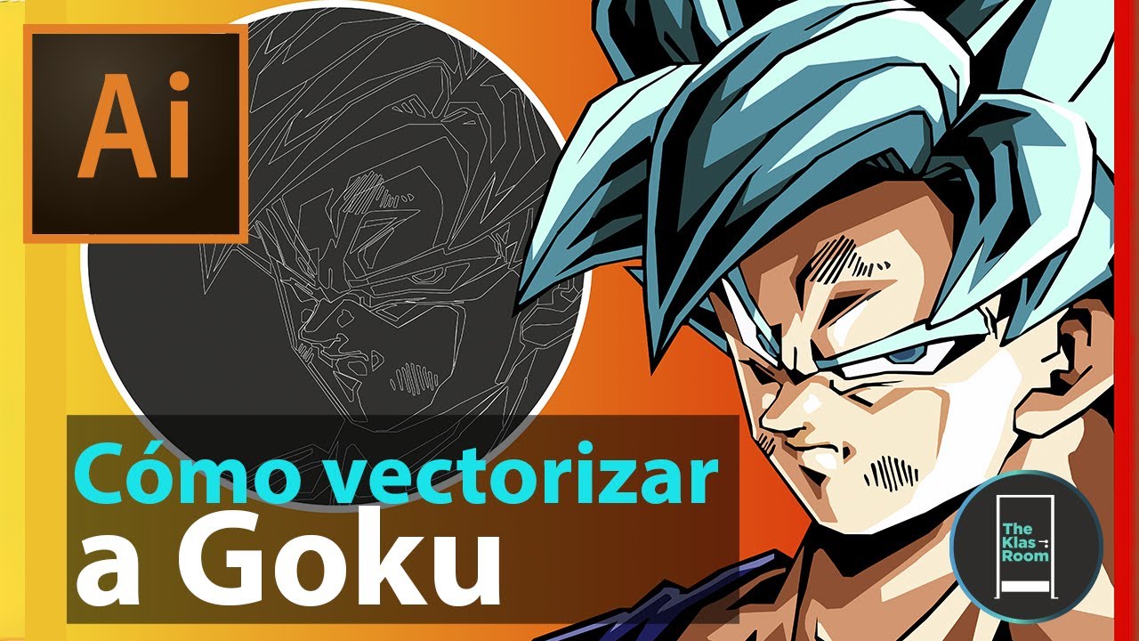 🎓 Cómo vectorizar a Goku 🎓