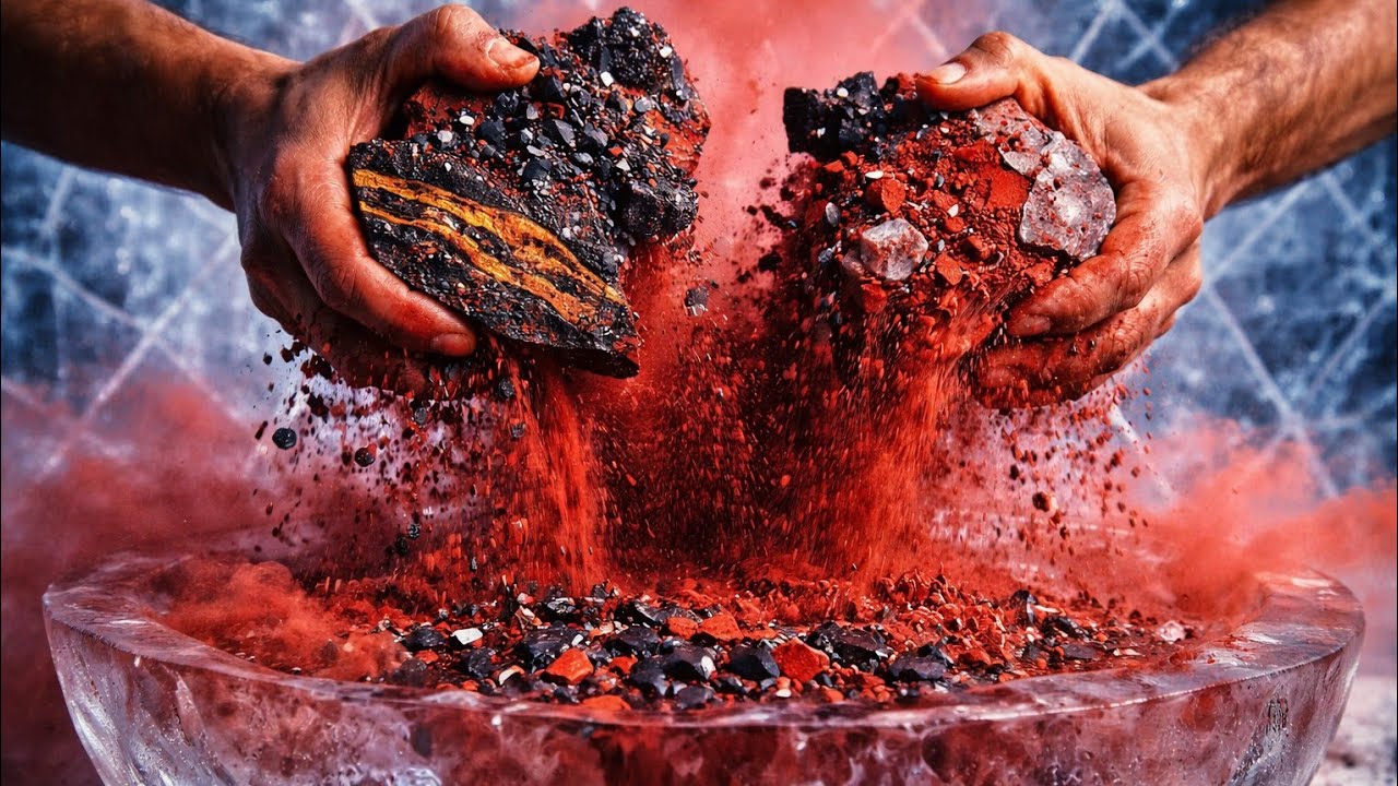 New MASTERPIECE 🔥 CRUMBLING on ICE🧊 ~Satisfying ASMR 