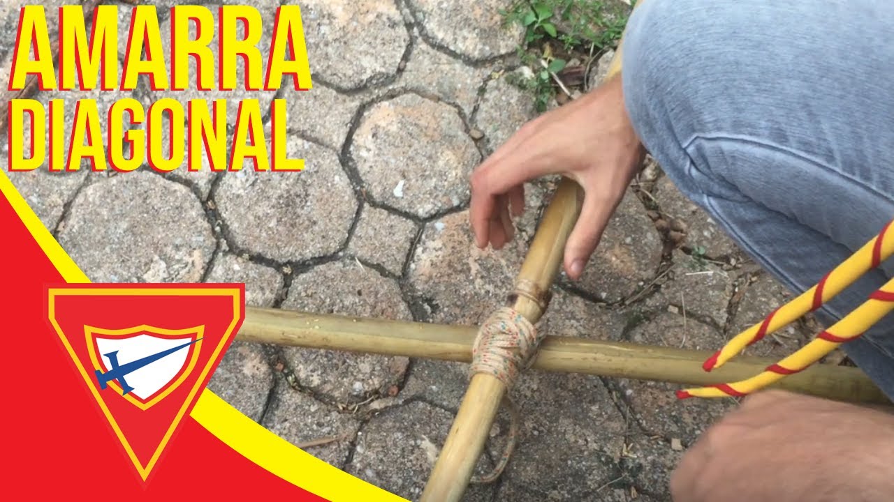 NÓS E AMARRAS - AMARRA DIAGONAL