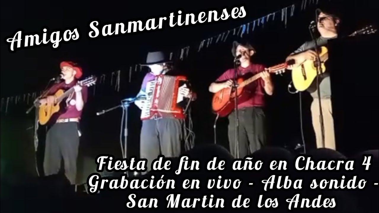 Amigos Sanmartinenses - Fiesta de fin de año Chacra 4 - San Martin de los Andes 2025 - SONIDO ALBA