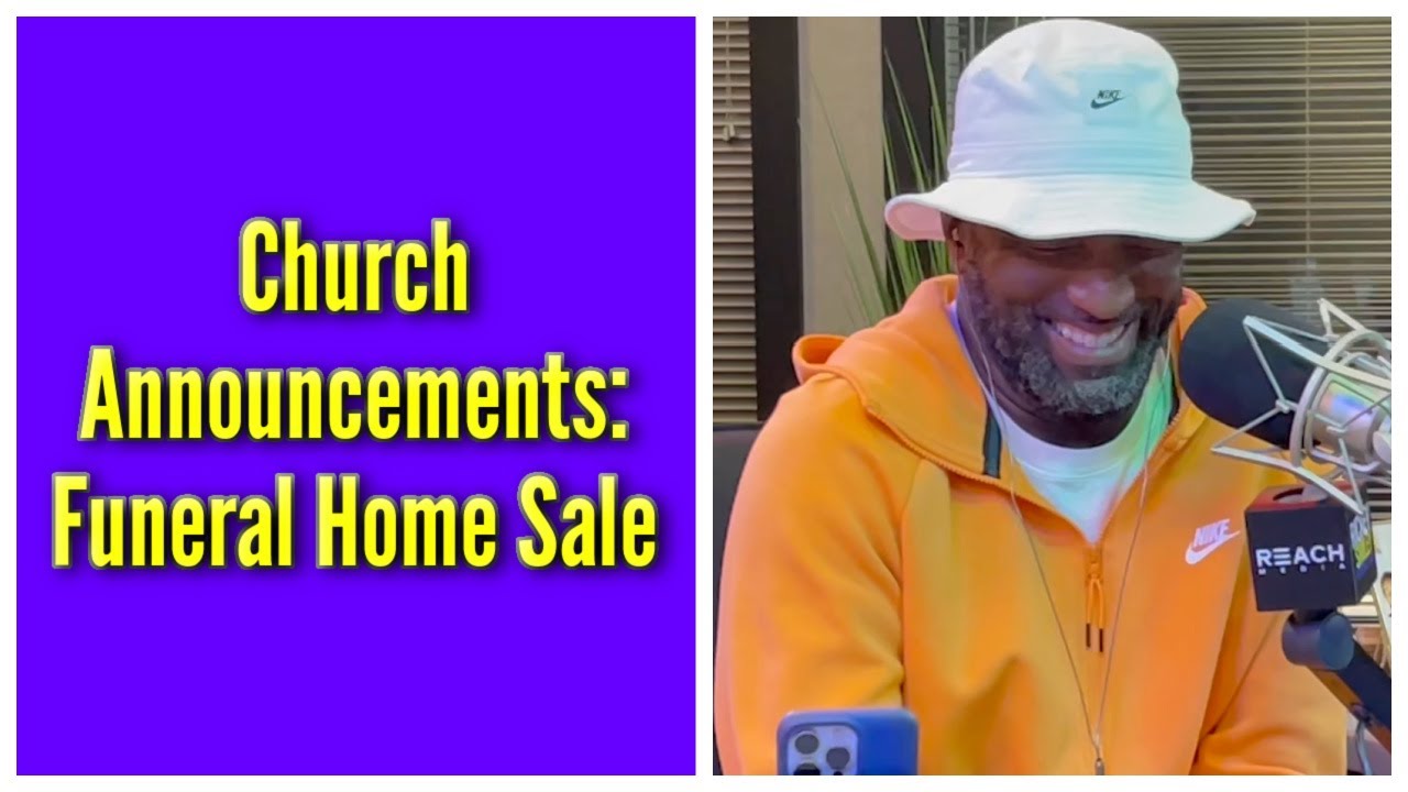 Church Announcements: Funeral Home Sale