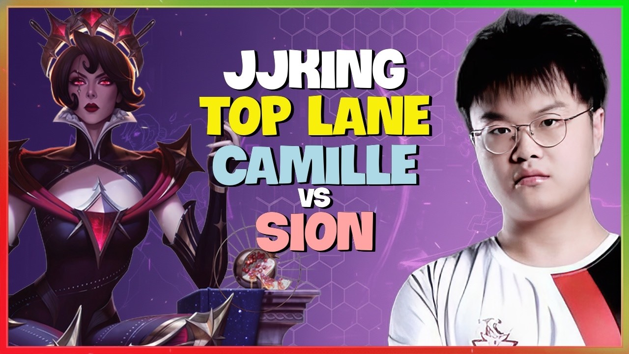JJking Camille : This Rank 1 Fiora is DEVASTATING the Challenger Top Lane - Engsub