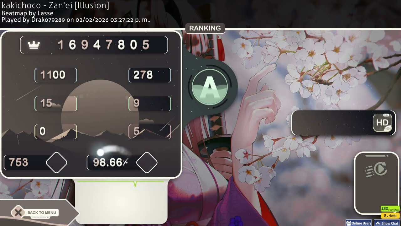 Zan'ei in 2026 98.66% Acc