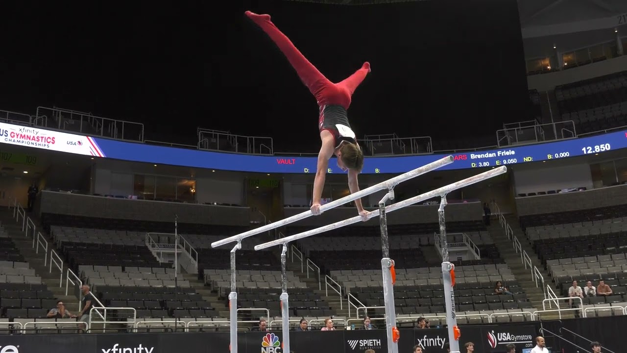 Felipe Junqueira  - Parallel Bars  - 2023 Xfinity U.S.  Championships  - Junior Men Day 1