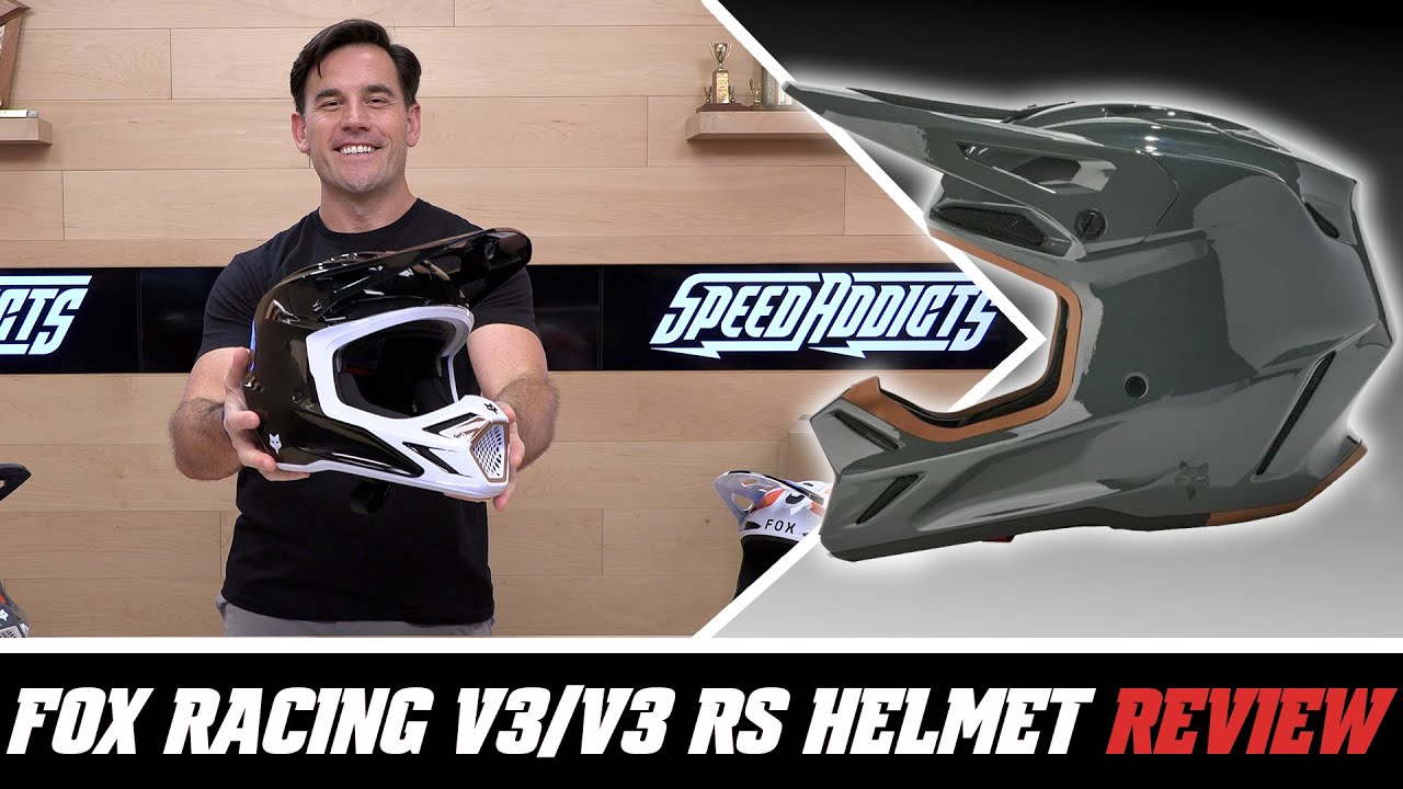 Обзор шлемов Fox Racing V3 и V3 RS на SpeedAddicts.com