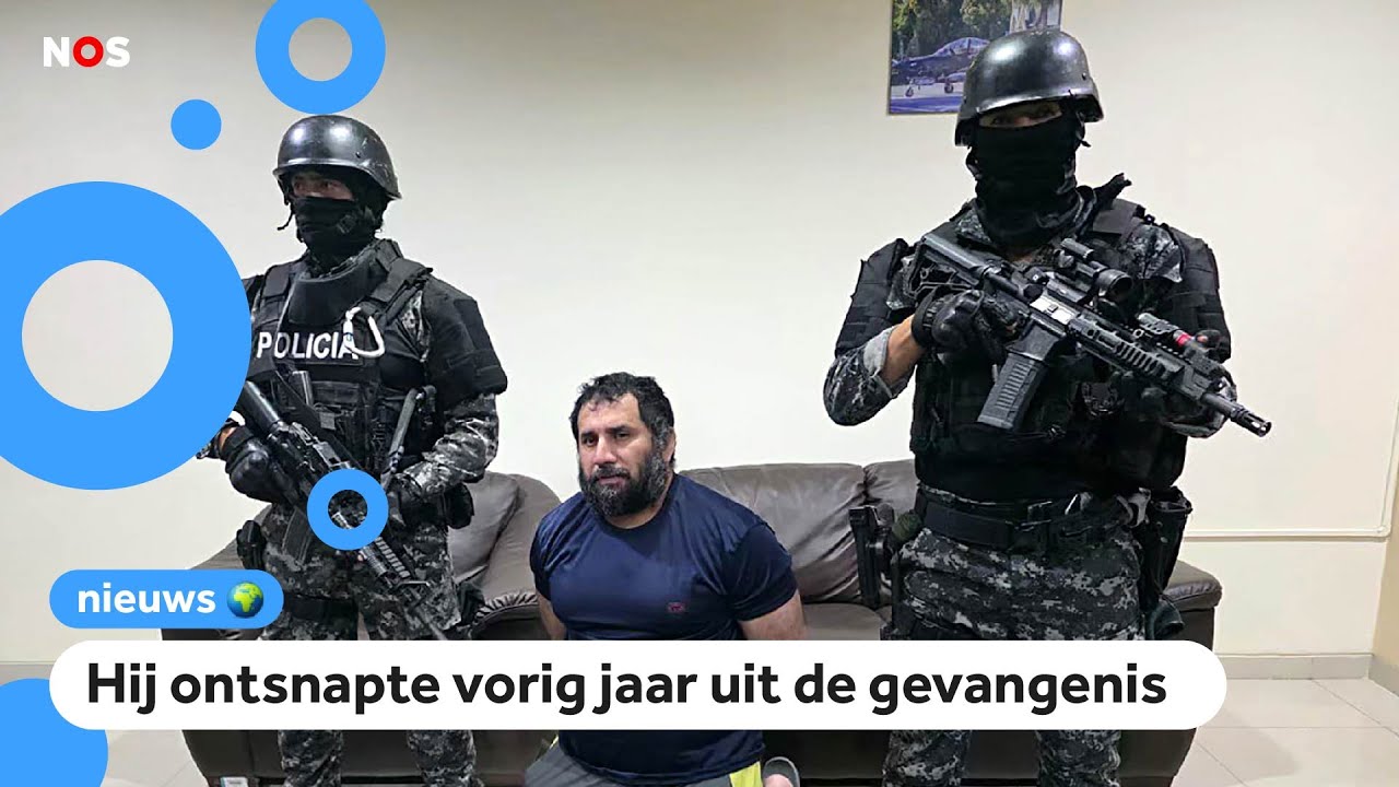 Beruchte ontsnapte bendeleider opgepakt in Ecuador