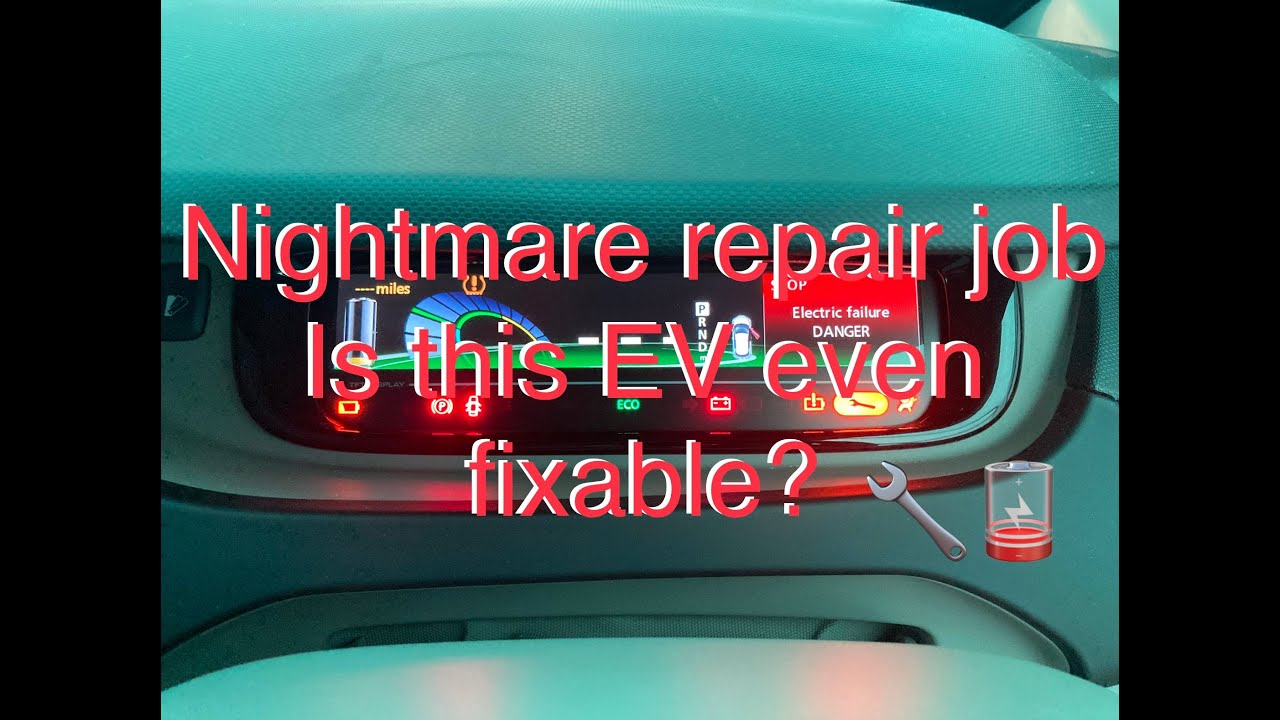 Nightmare EV repair job - is this electric car even fixable? Renault Zoe ZE22 5AQ - Electric failure