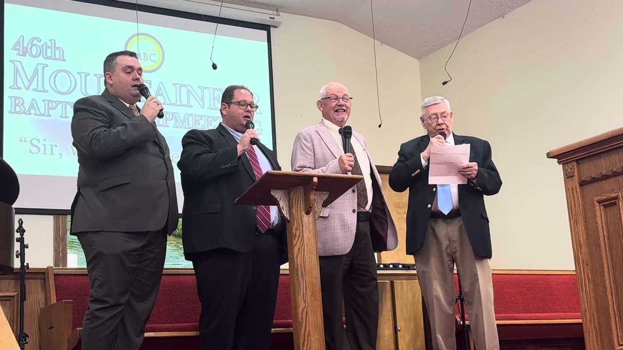 Great singing at 46th Annual Campmeeting - 2025 Quartet