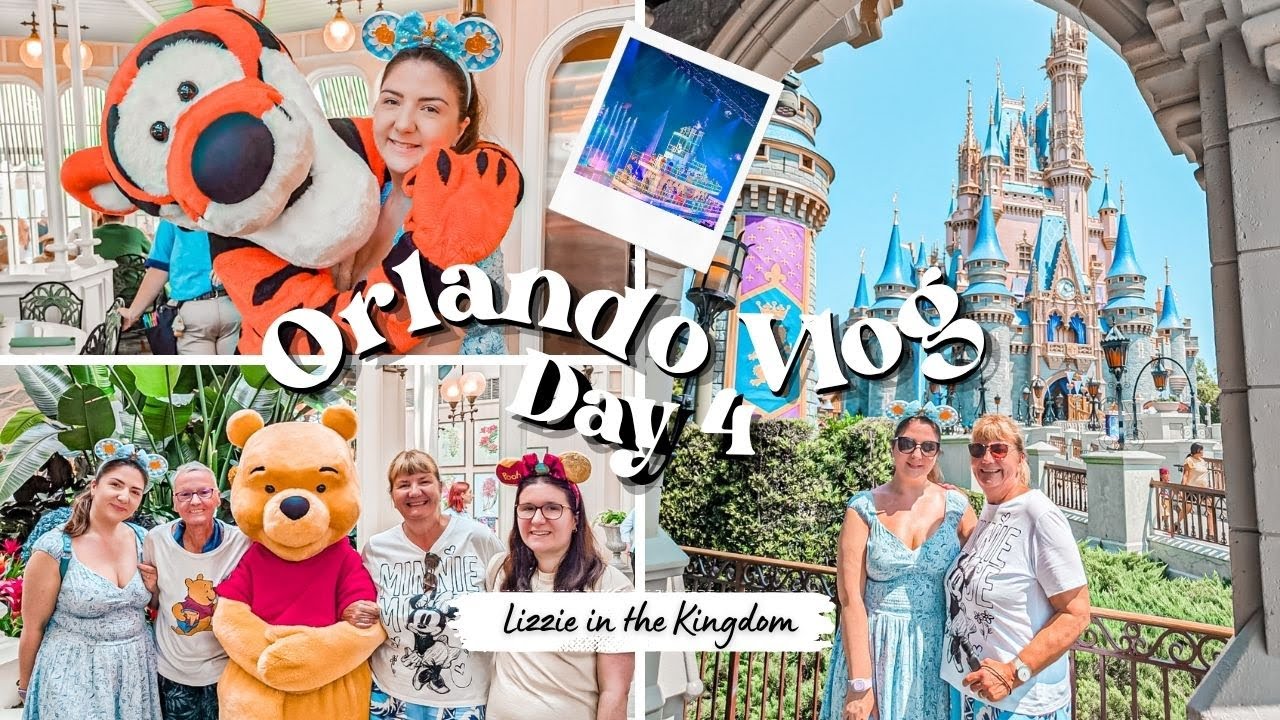 DISNEY WORLD VLOG ✨ | Day 4 | Crystal Palace Breakfast with Pooh & Friends 🍯 | 3 Parks in 1 Day! 🏰