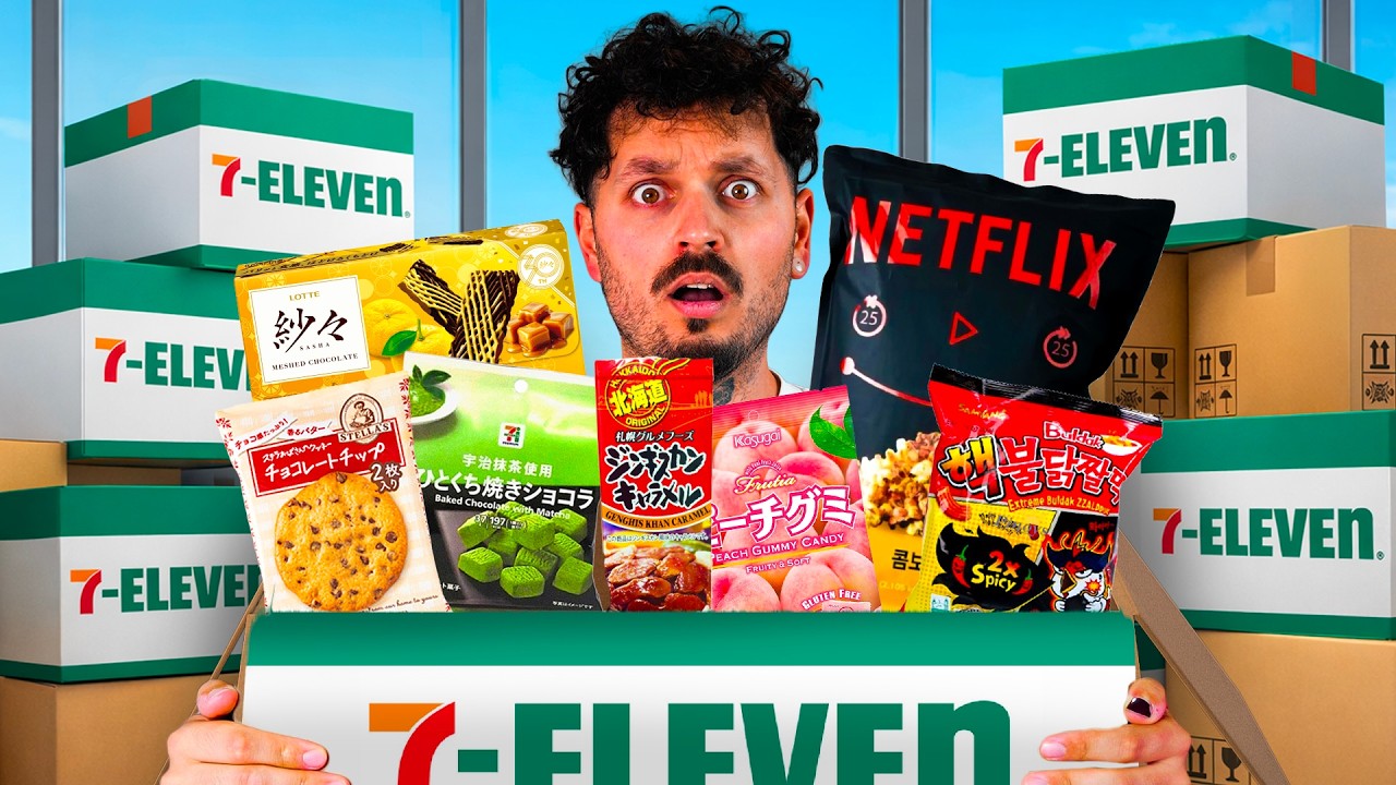 Je teste TOUS les PIRES snacks du Japon !