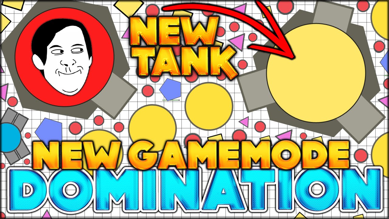 NEW FAT TANK? DIEP.IO NEW UPDATE - NEW DOMINATION GAMEMODE AND EASY WIN (DIEP.IO / DIEPIO #12)