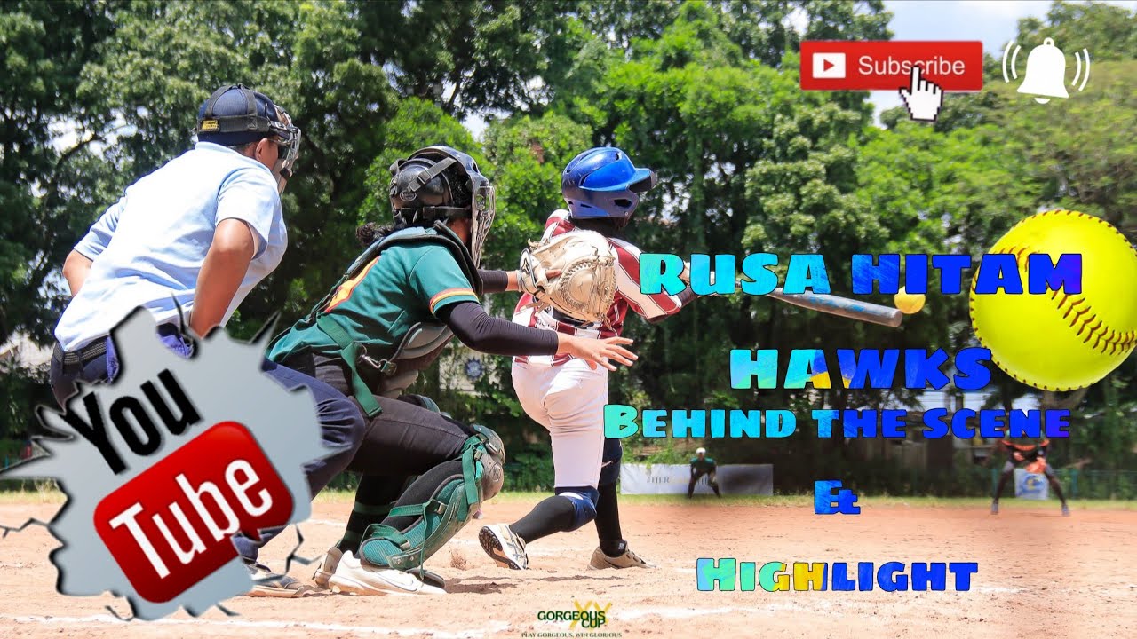 RUSA HITAM VS HAWKS GORGEOUS CUP VIDEO VLOG #softball #sports 