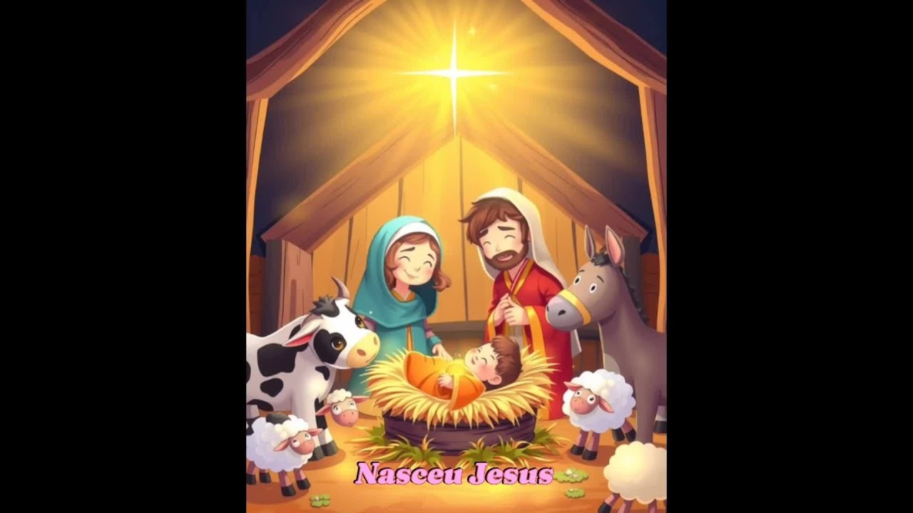 ✨️Nasceu Jesus (música) #shorts #BibliaInfantil #HistoriaBiblicaInfantil #NascimentoDeJesus #anime 