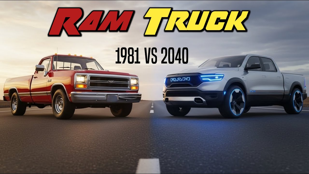 🚛 RAM Truck Evolution (1981&ndash;2040) | Classic Power Meets Electric Future ⚡
