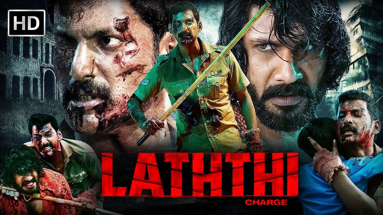 Vishal&rsquo;s Blockbuster Action Thriller | Laththi Charge (Hindi Dubbed) Full Movie HD | Sunaina, Prabhu