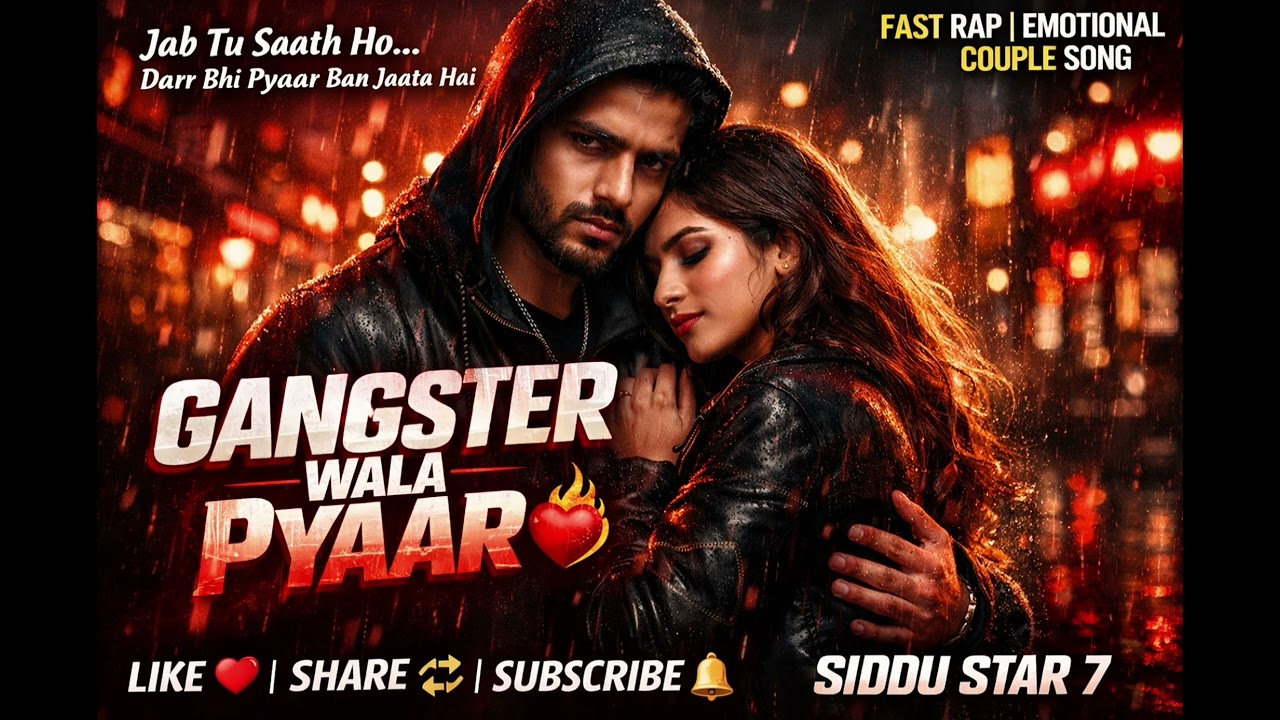 Jab pyaar saccha ho, to khauf bhi jhuk jaata hai ❤️‍🔥Gangster love with deep couple emotions.”