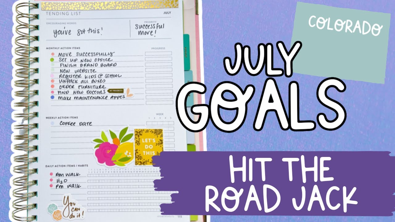 Goal Setting | July 2021 Powersheets Prep