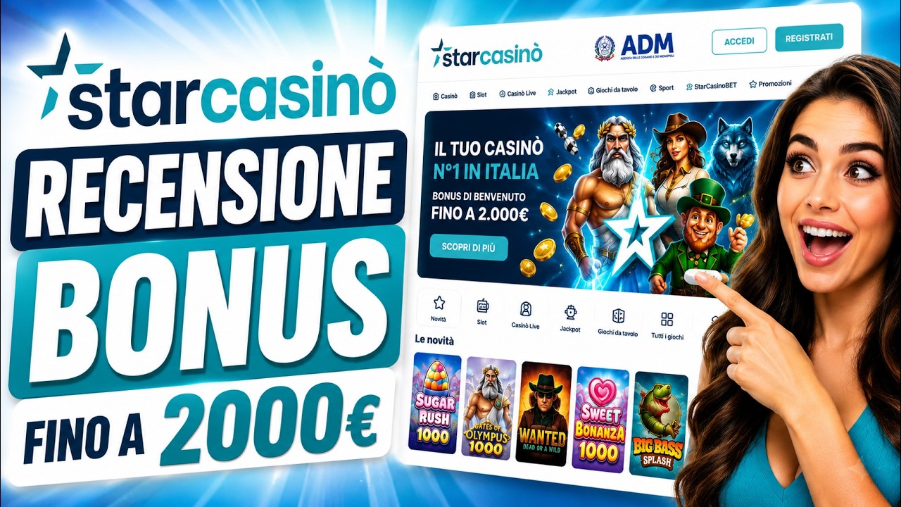 Recensione STAR CASINO 2026 | Pro, Contro, Bonus