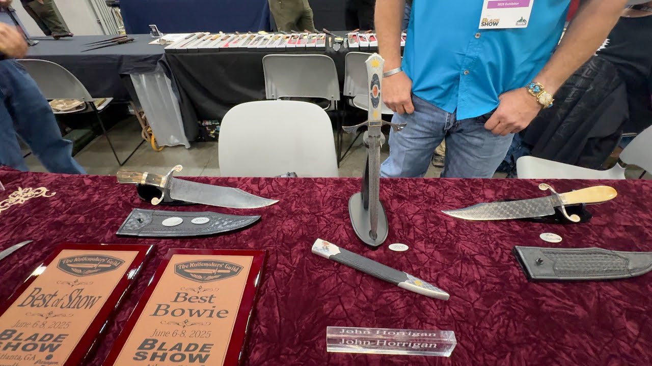 John Horrigan, Master Blade Smith | Blade Show Atlanta 2025    4K
