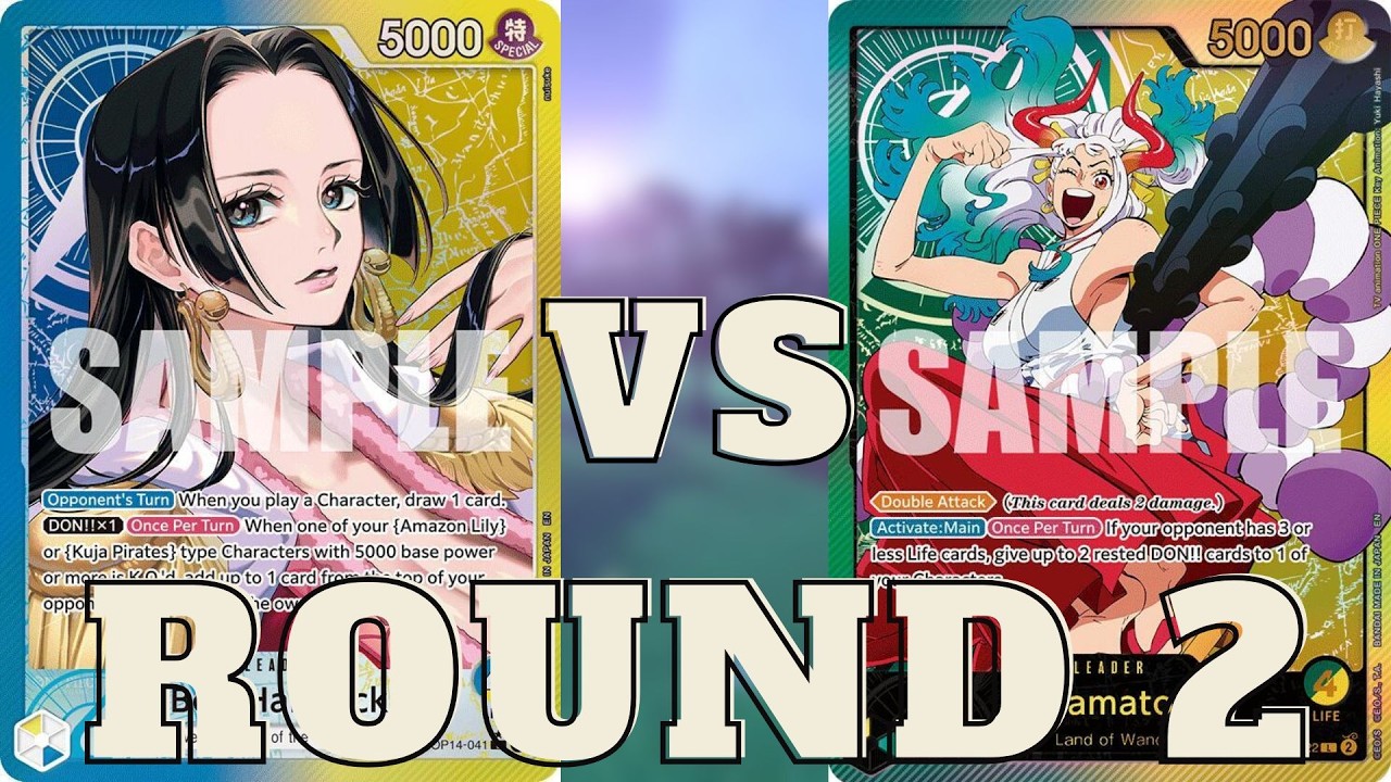 [EB-03] Blue/Yellow Boa Vs YELLOW/GREEN YAMATO | ROUND 2!! | NO TRIGGERS LOSE THE GAME???