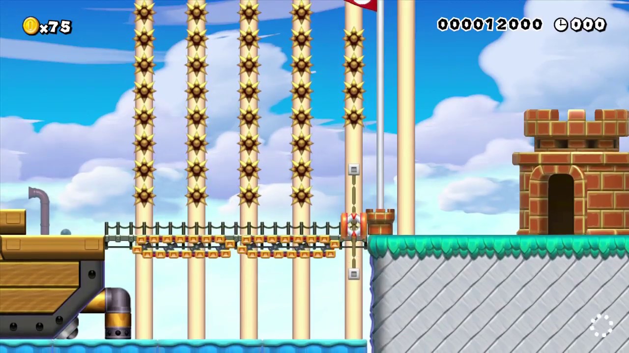 Portside Hustle ~ from uP'n'atOm ~ SUPER MARIO MAKER Gameplay RAW