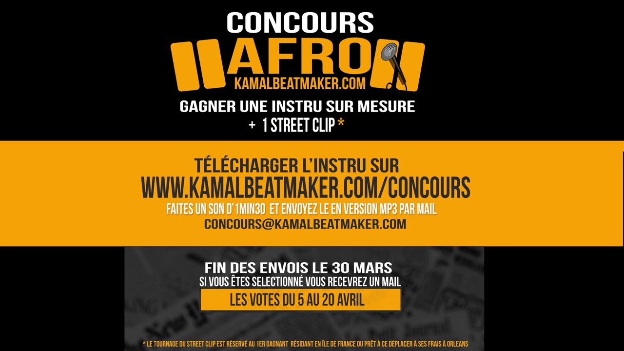 INSTRU AFRO TRAP 2017 %5B CONCOURS %5D Kamal Beatmaker