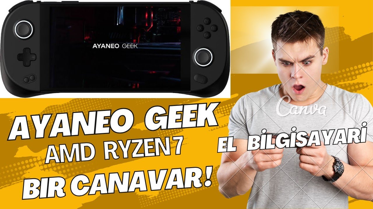 EL BİLGİSAYARI / EL ATARİSİ / Ayaneo Geek 6800u AMD Ryzen 7 / Tanitim