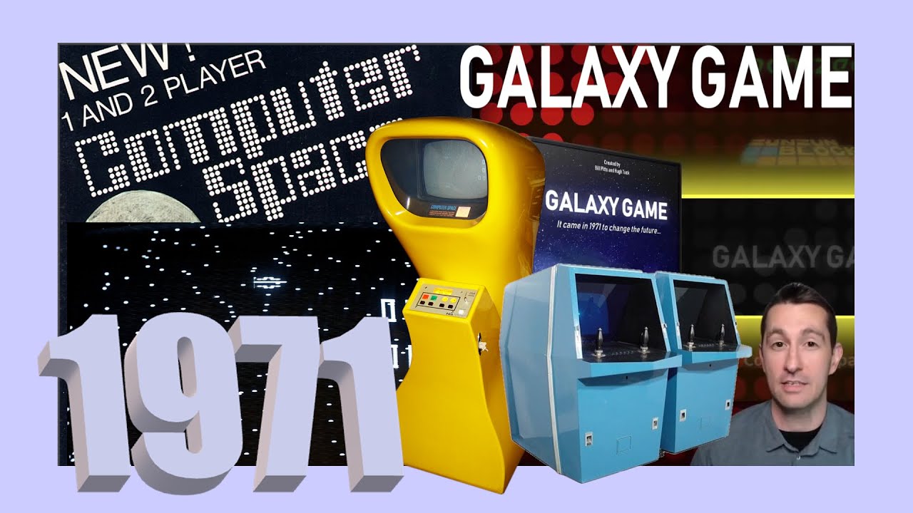 1971: Рождение аркадного автомата для видеоигр! Galaxy Game и Computer Space! 