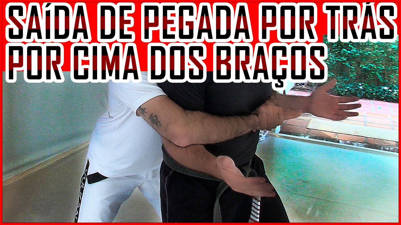 Defesa Pessoal #3 - Como Escapar de um Abraço por trás por Cima dos Braços