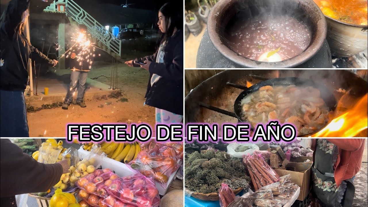 Así recibimos el año nuevo en familia, vamos de compras 🛒 en el mercado.