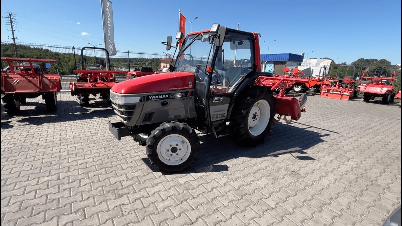 Міні трактор Yanmar AF-28: Відео огляд від Totus Traktor