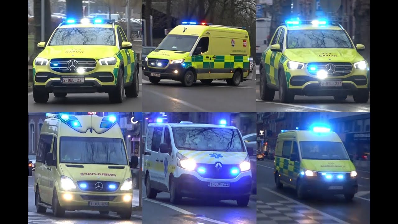 [EX NL/E-SIRENE] Ambulances (Privé) et SMUR en urgence à la CHR Citadelle de Liège!