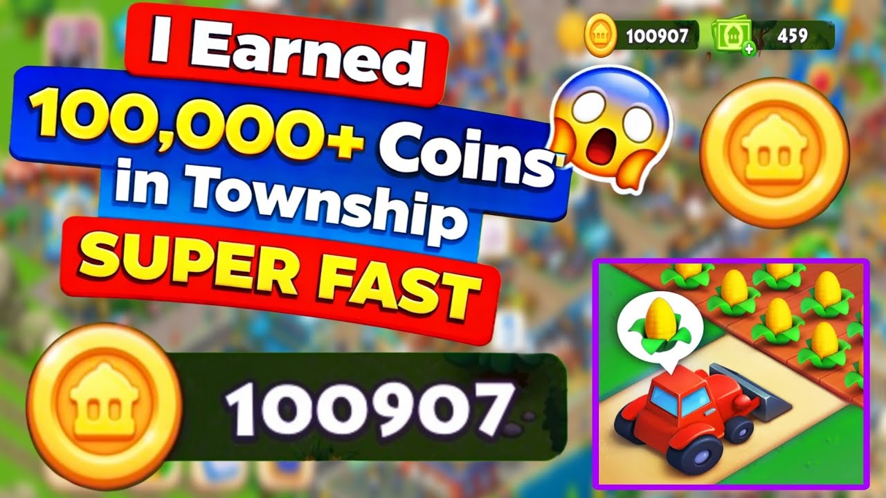 I Earned 100,000+ Coins in Township SUPER FAST 😱 (No Hacks!)