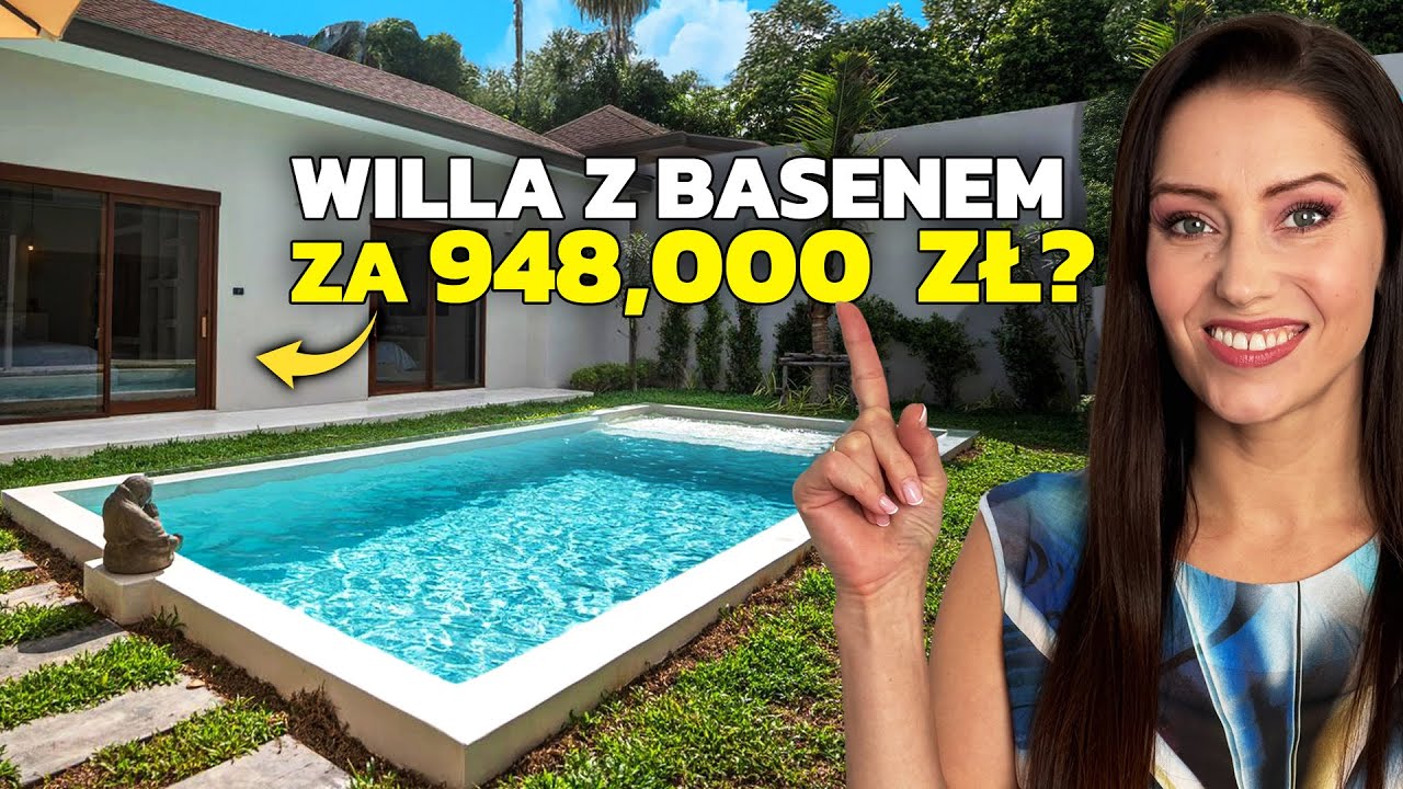 Ta willa z basenem kosztuje MNIEJ niż dom w Polsce! - Koh Samui Tajlandia