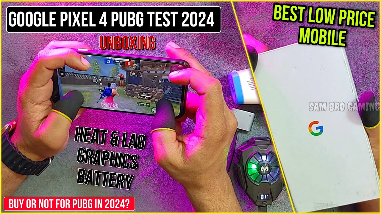 Google Pixel 4 UNBOXING & PUBG Test 2024 | Best Low Price Mobile For PUBG | Heat & Lag | Graphics