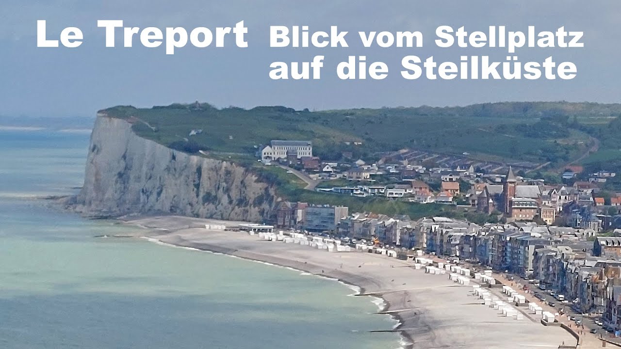 Le Treport, Frankreich an der Küste entlang