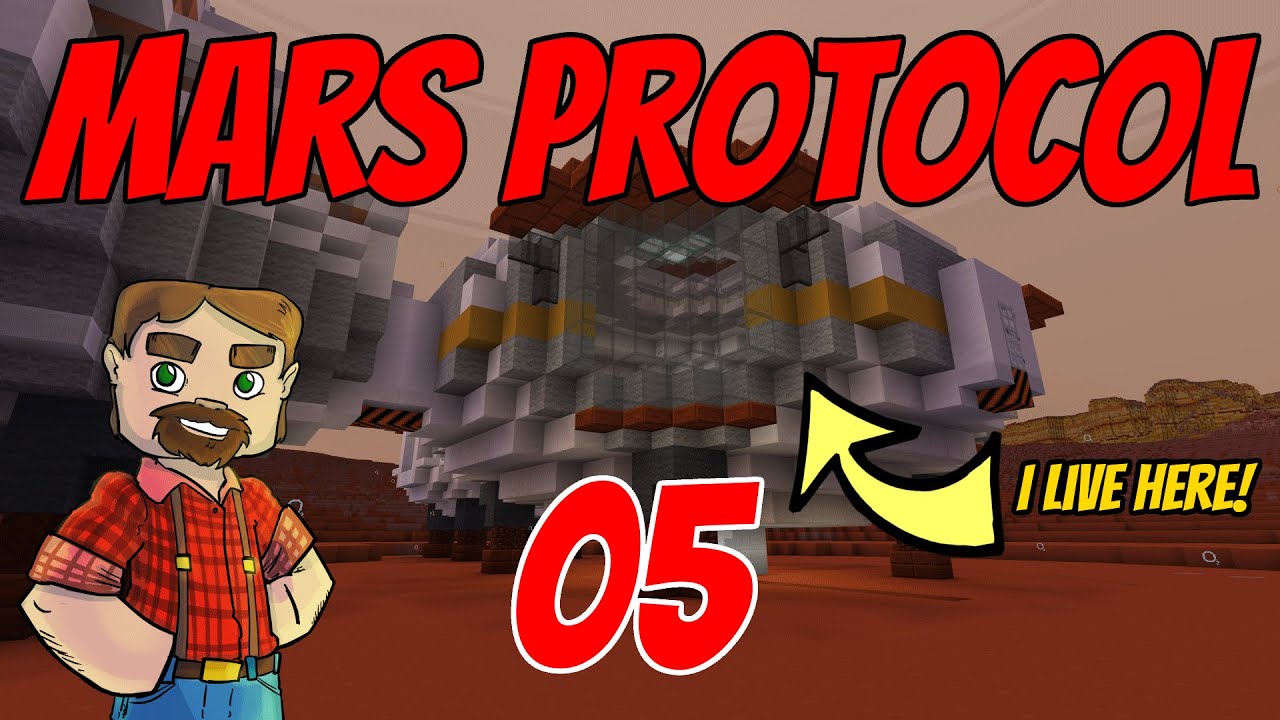 Карта Minecraft: Mars Protocol 5 &mdash; Исследование и зачаровывание!