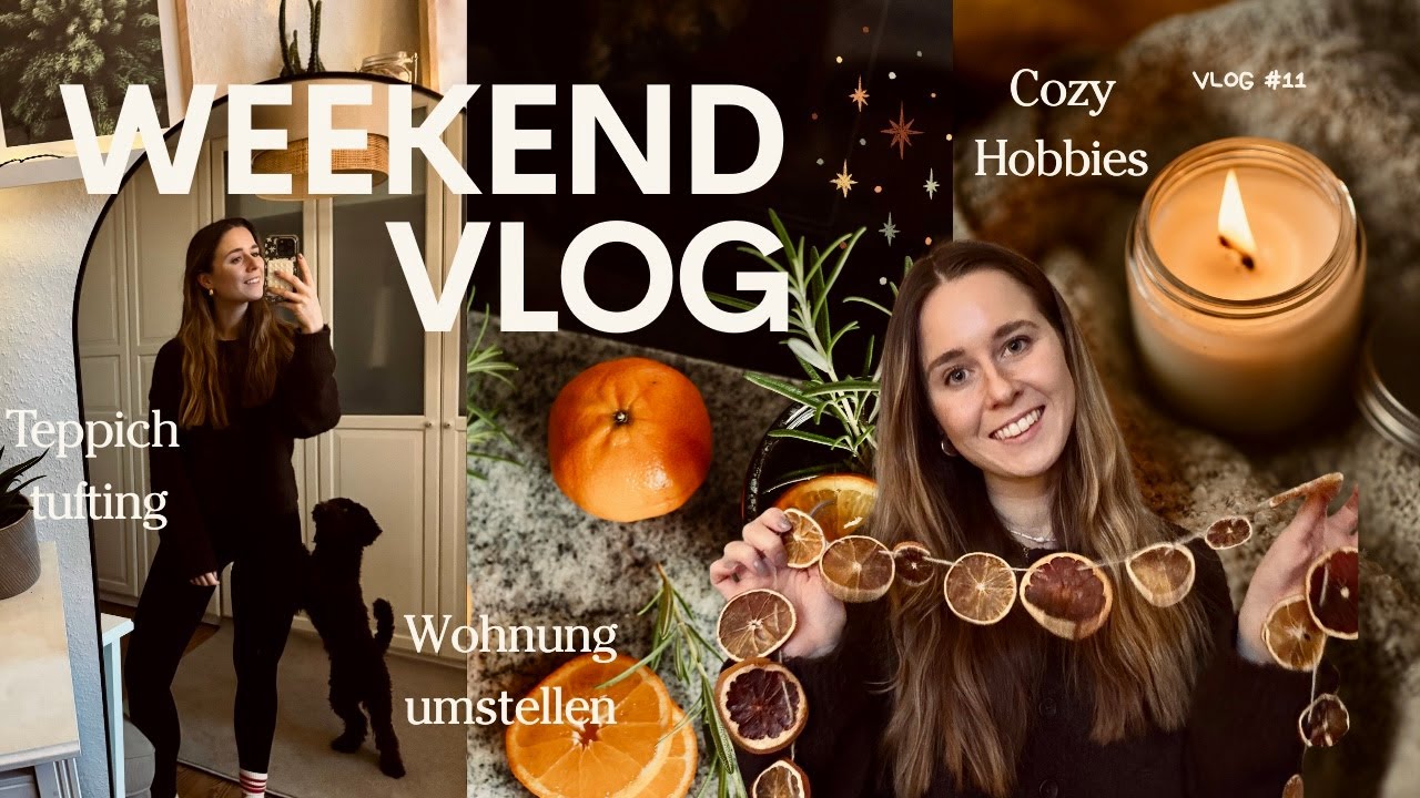 ✨ Gemütlicher Wochenend VLOG | weniger Bildschirmzeit, DIY & Wohnungs-Makeover 🧡❄️✨