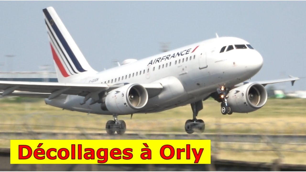 Décollages à Paris Orly (4/5) - A350 A330 B777 A321 A320 - plane spotting