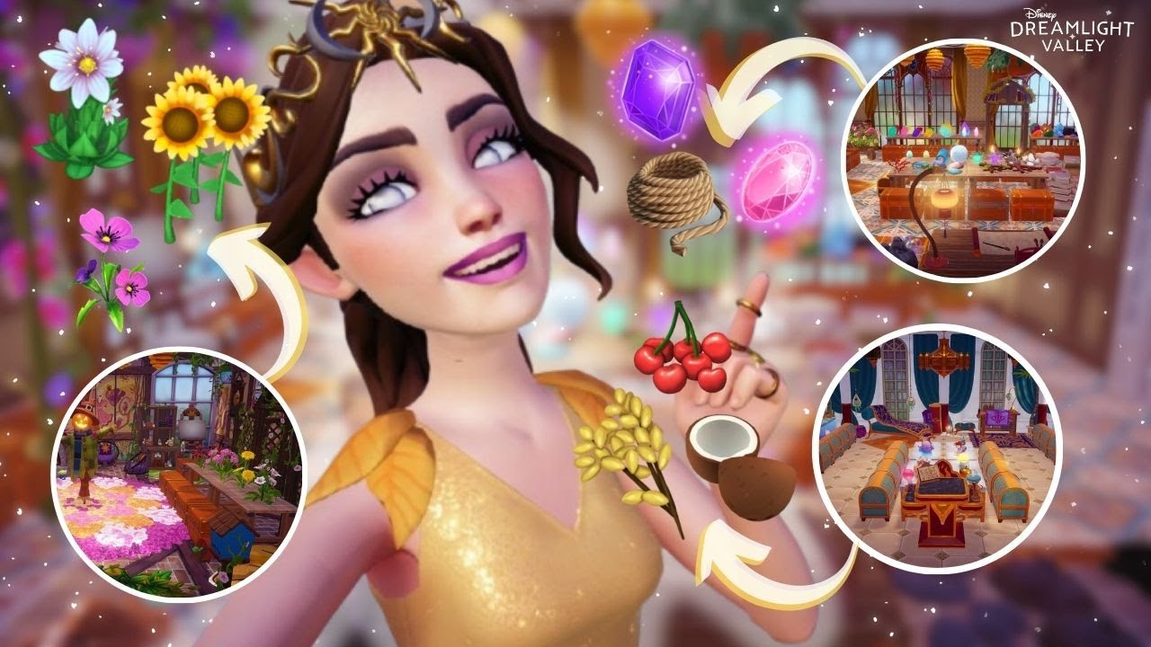 Mis SALAS DE COFRES + Organización✨ | Disney Dreamlight Valley