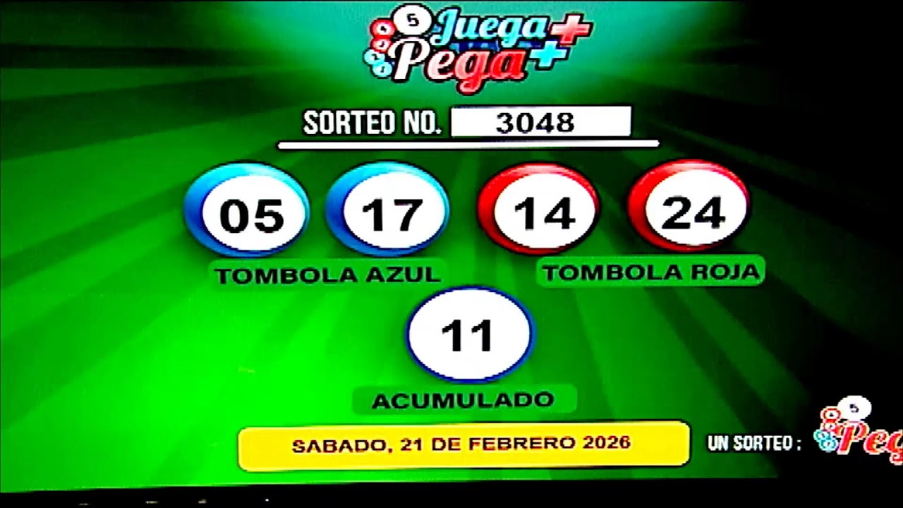 Sorteo de la tarde 21/02/2026