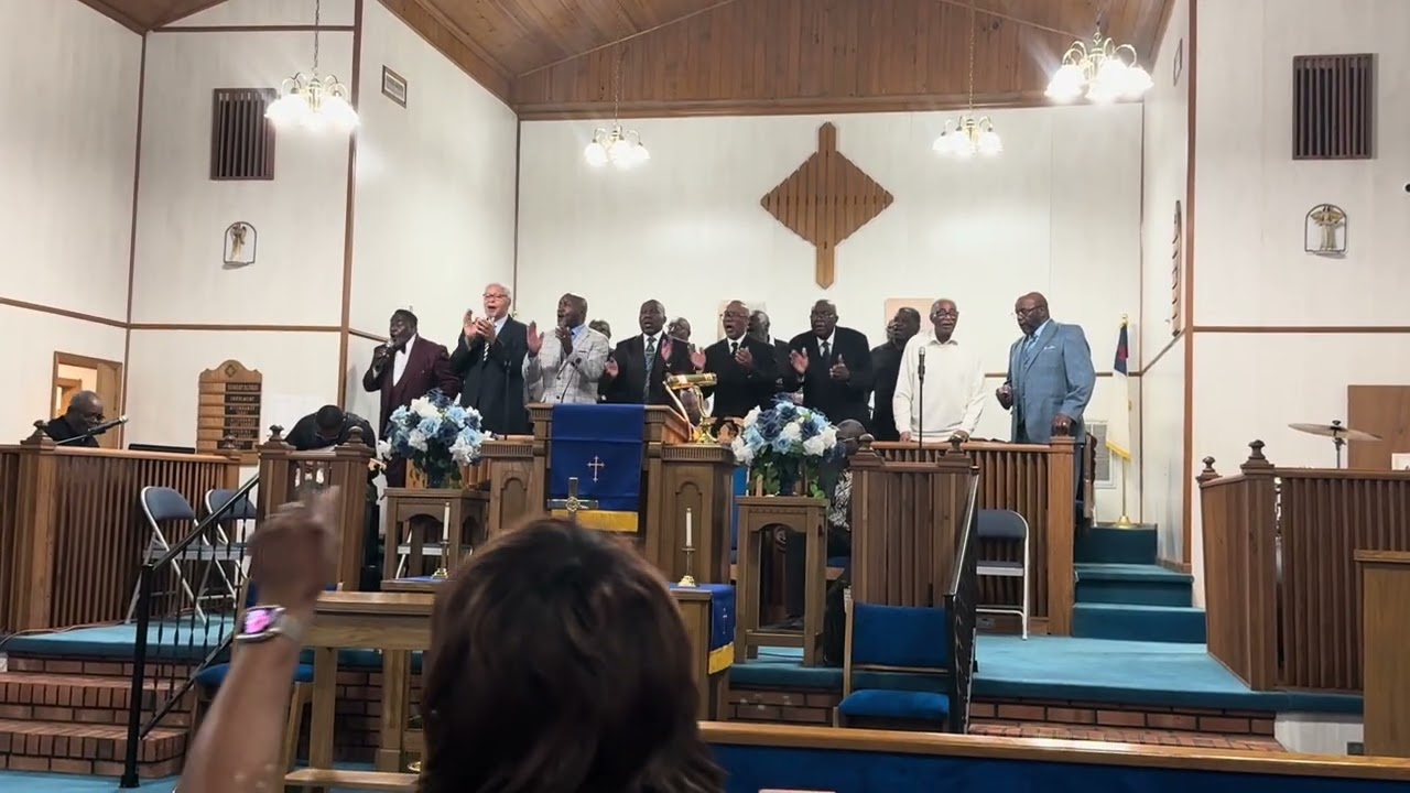 Men combined Male Chorus of various churches. I don’t own the copyright to this music. 